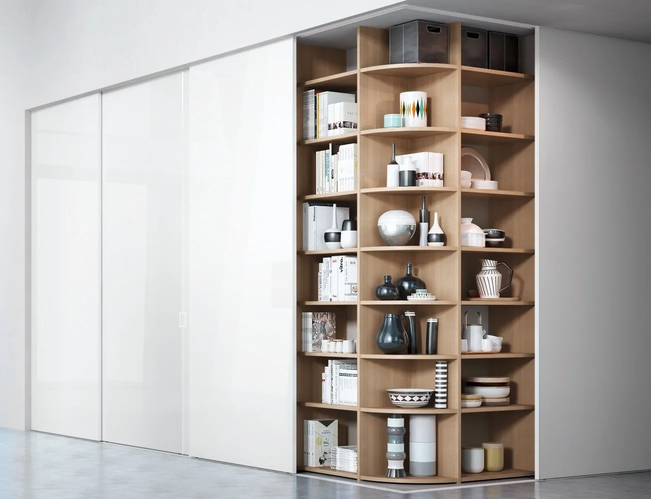 照片:现代风格,衣柜,小公寓,家具和灯光,技巧,Raumplus – 我们网站上的照片