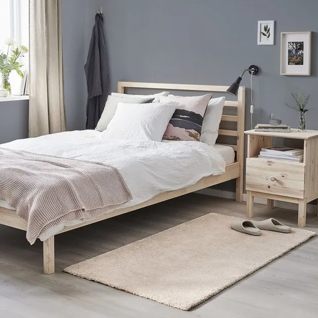 Zdjęcie: Spalnia w stylu skandynawskim, Minimalizm, Gid, IKEA – zdjęcie na naszej stronie