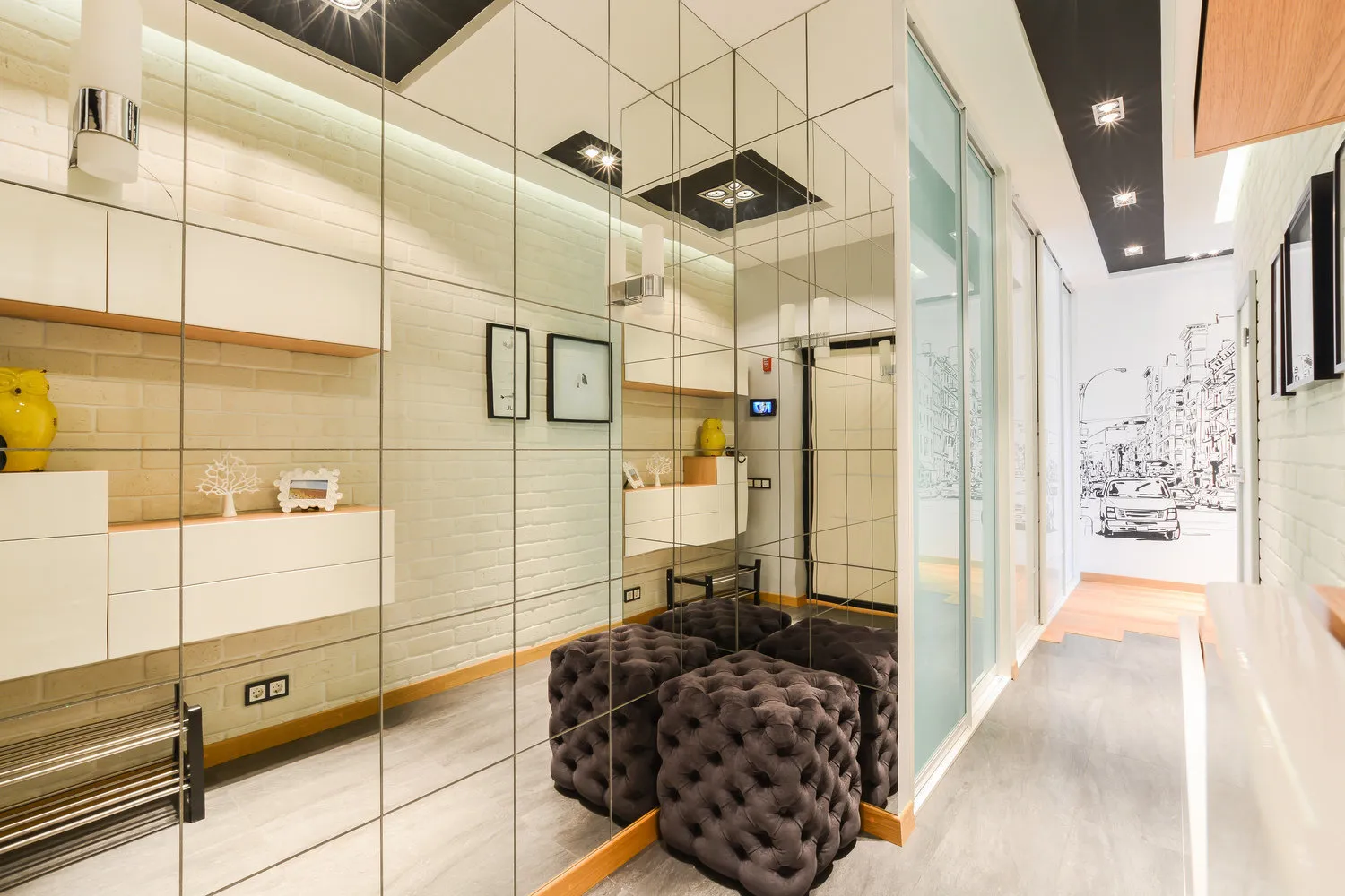 照片:现代风格走廊,技巧——我们网站上的照片