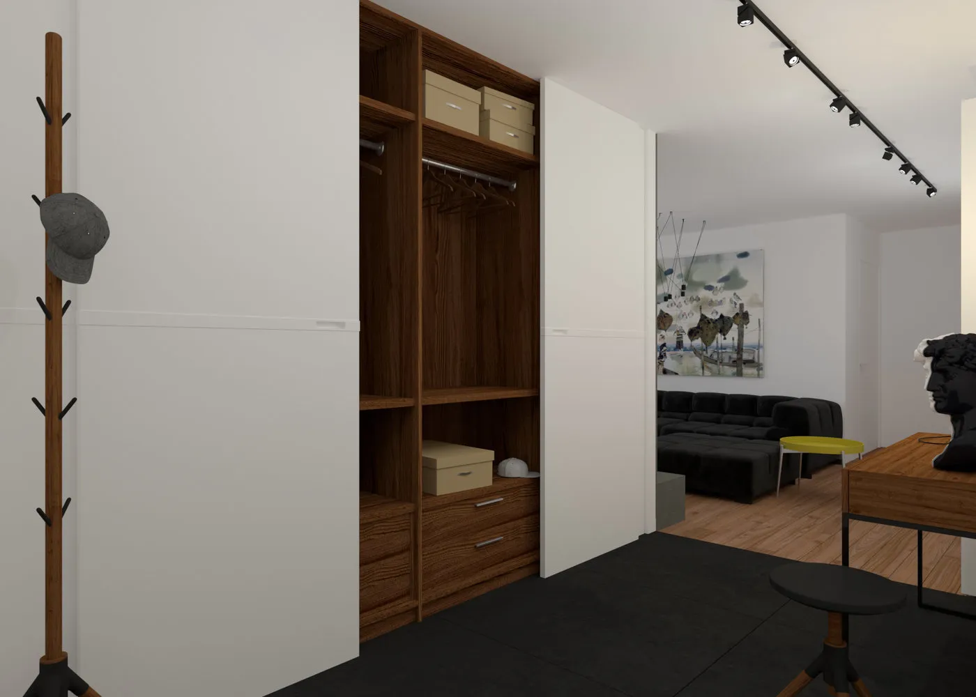 照片:现代风格衣柜,技巧——我们网站上的照片