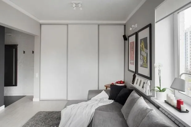 照片：斯堪的纳维亚风格客厅，技巧 – 我们网站上的照片