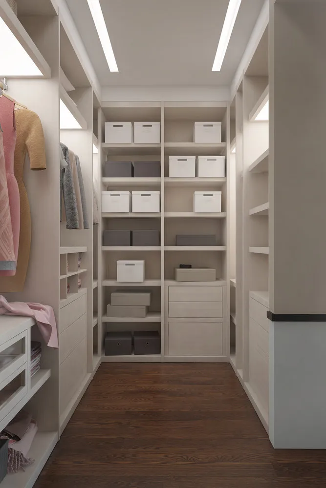 Foto: Garderoba en estilo Minimalismo, Moderno, Apartamento, Proyecto de la Semana, Moscú, 1 habitación, 40-60 metros cuadrados, Hormigón-adiós, Manana Chuchua, ЖК «na Simonovskom» – foto en nuestro sitio web