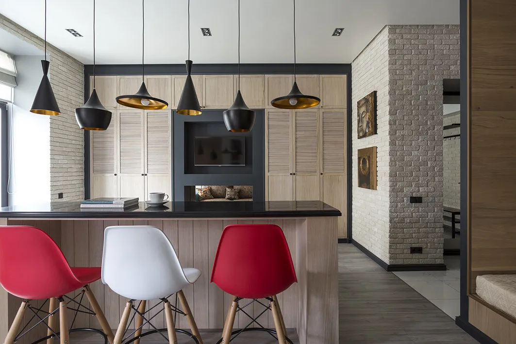 Фотографія: Кухня і столова в стилі Лофт, Гостьова, Поради – фото на нашому сайті