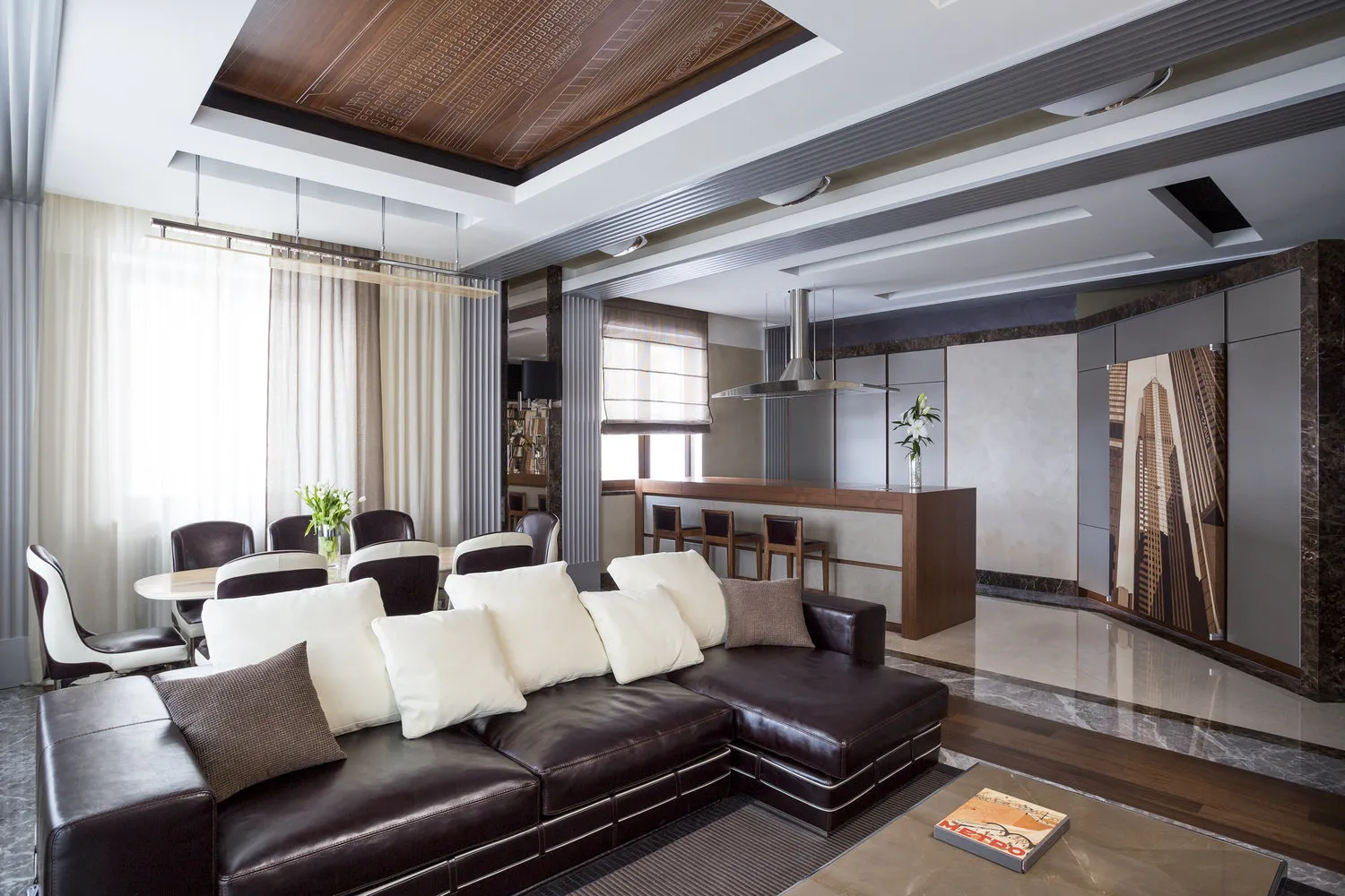 照片：斯堪的纳维亚风格客厅，技巧 – 我们网站上的照片