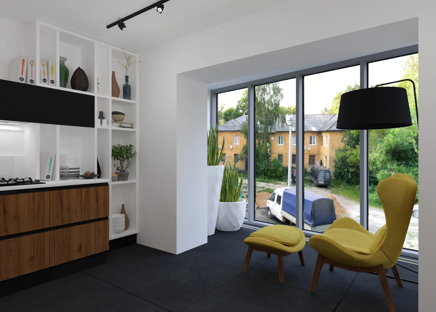 照片：风格，客厅，技巧 – 我们网站上的照片