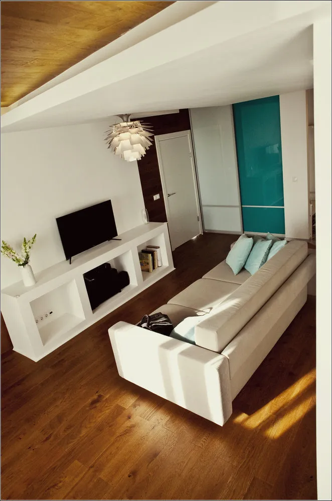 照片：斯堪的纳维亚风格客厅，技巧 – 我们网站上的照片