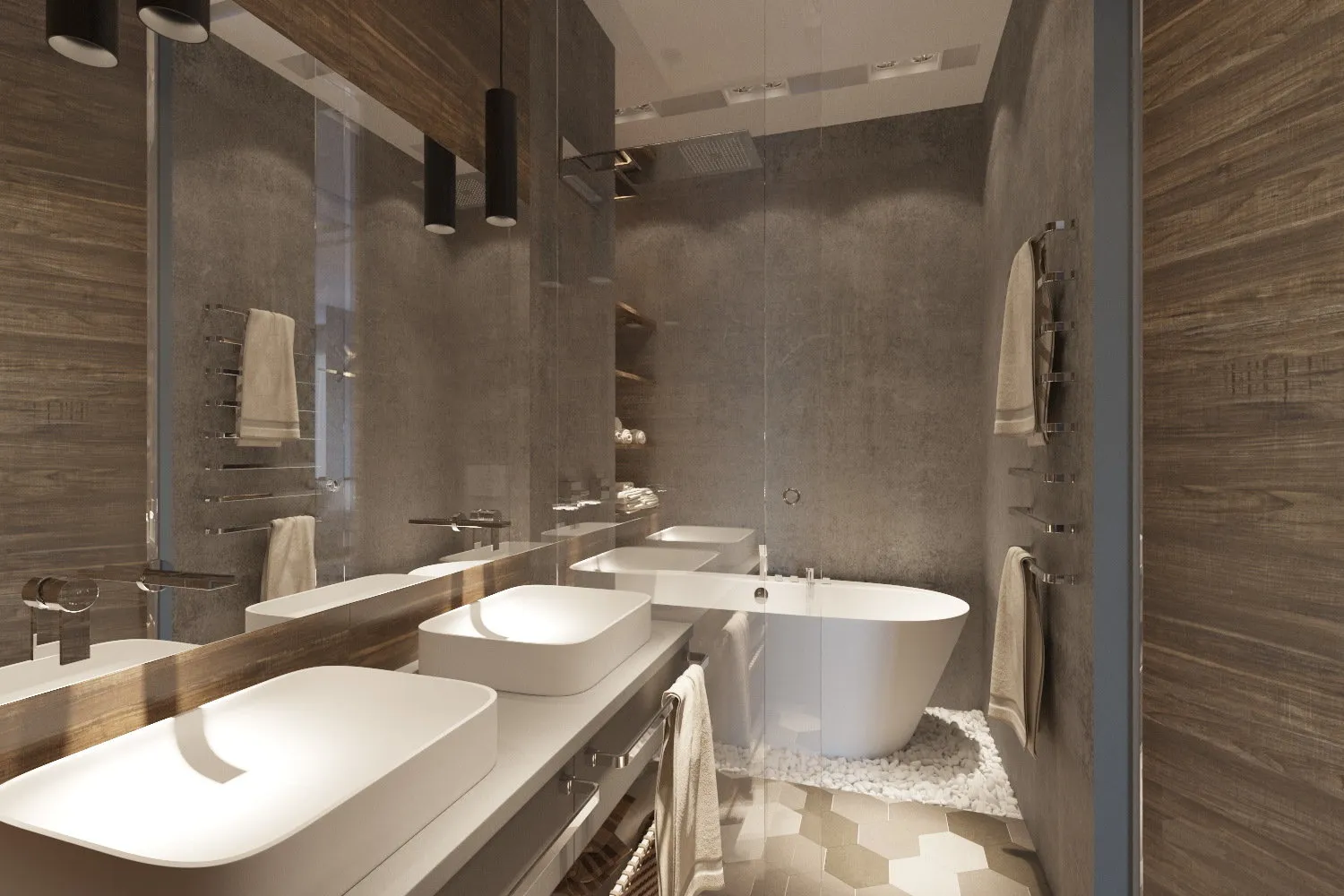 Фотография: Ванная в стиле Минимализм, Малогабаритная квартира, Квартира, Студия, Проект недели, Викторина Смельницкая, Ольга Карякина, до 40 метров, ЖК «Рождественский», Монолитно-кирпичный – фото на нашем сайте