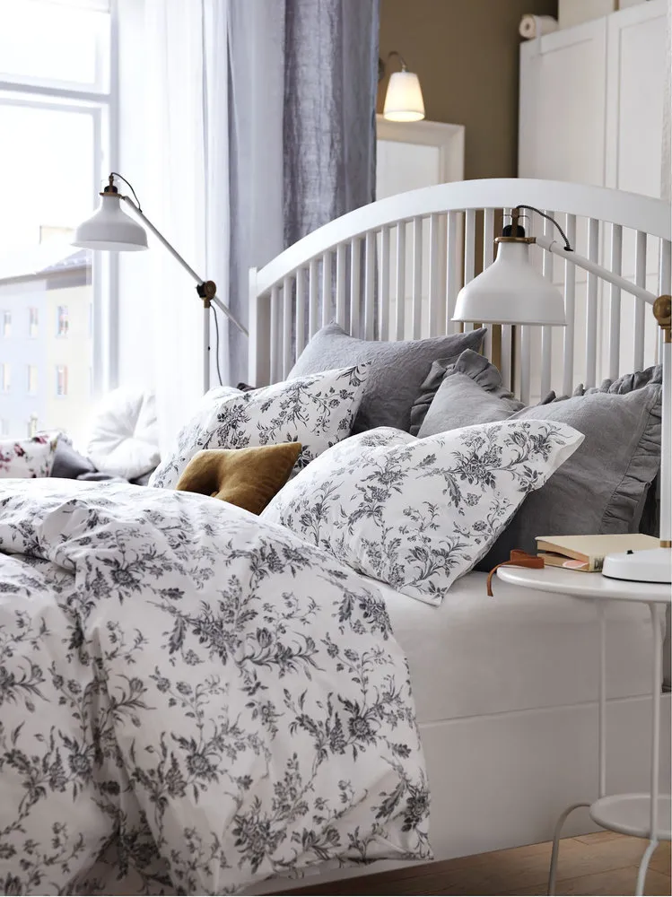 图片:北欧风格卧室指南,宜家 – 我们网站上的照片