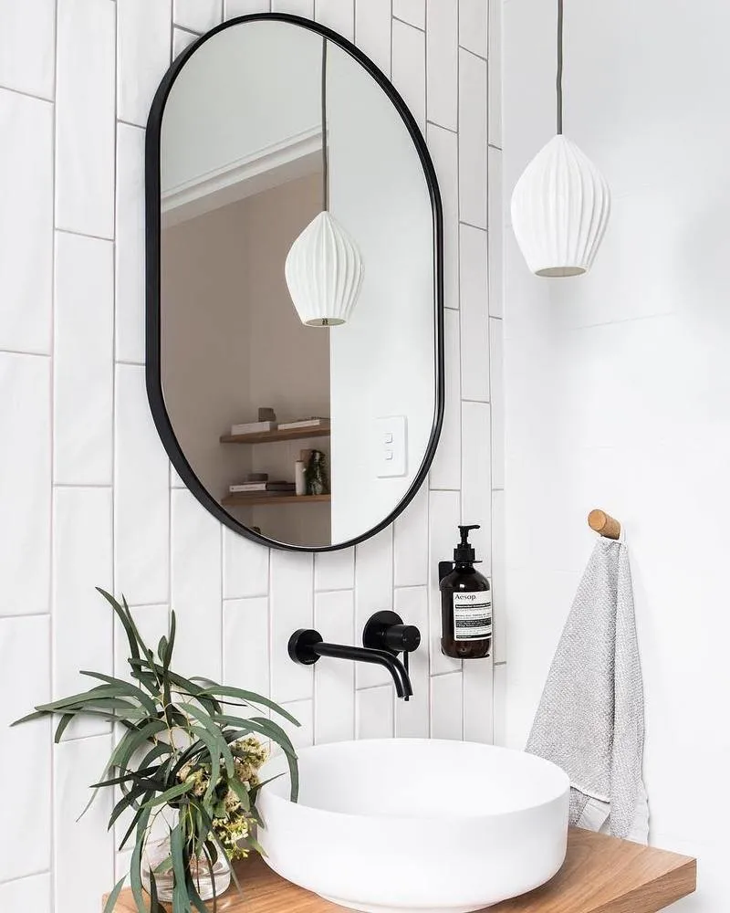 照片：北欧风格浴室，技巧 – 我们网站上的照片