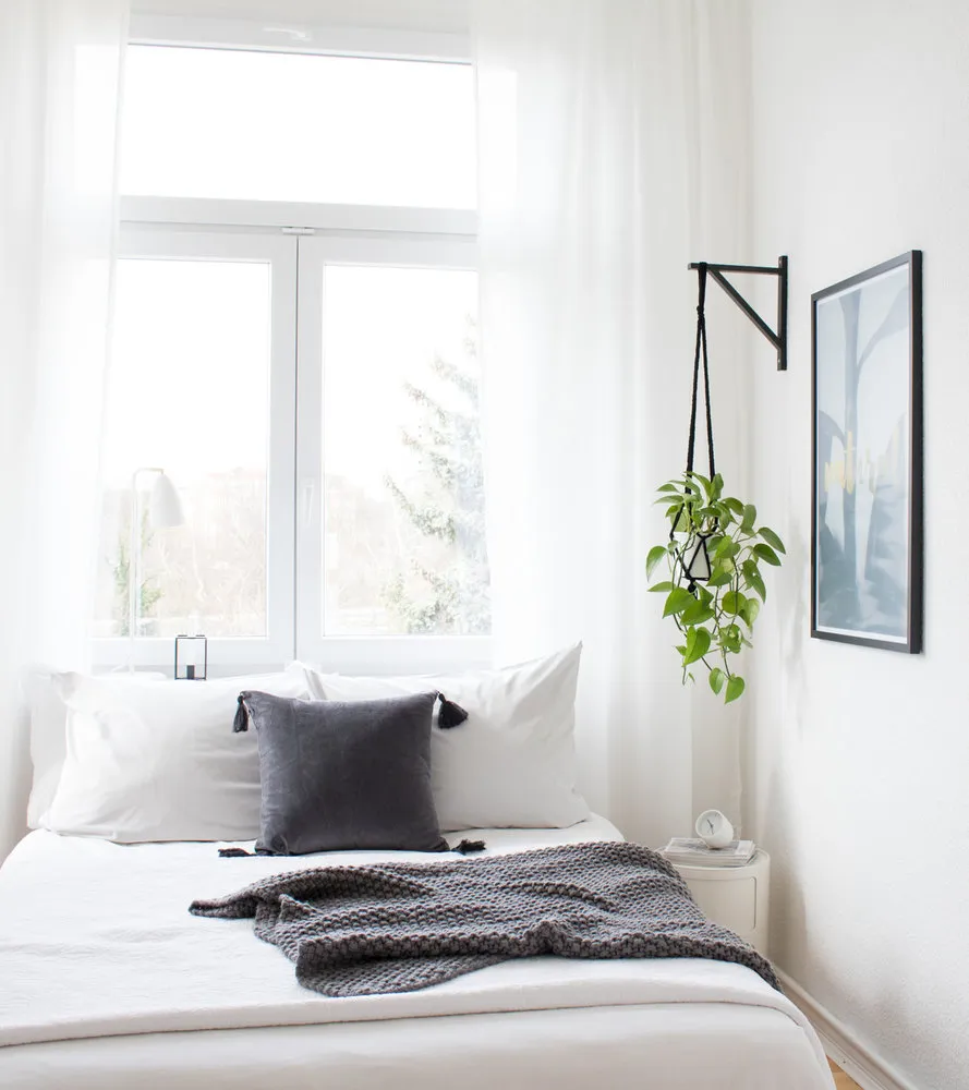 照片：北欧风格卧室，技巧 – 我们网站上的照片