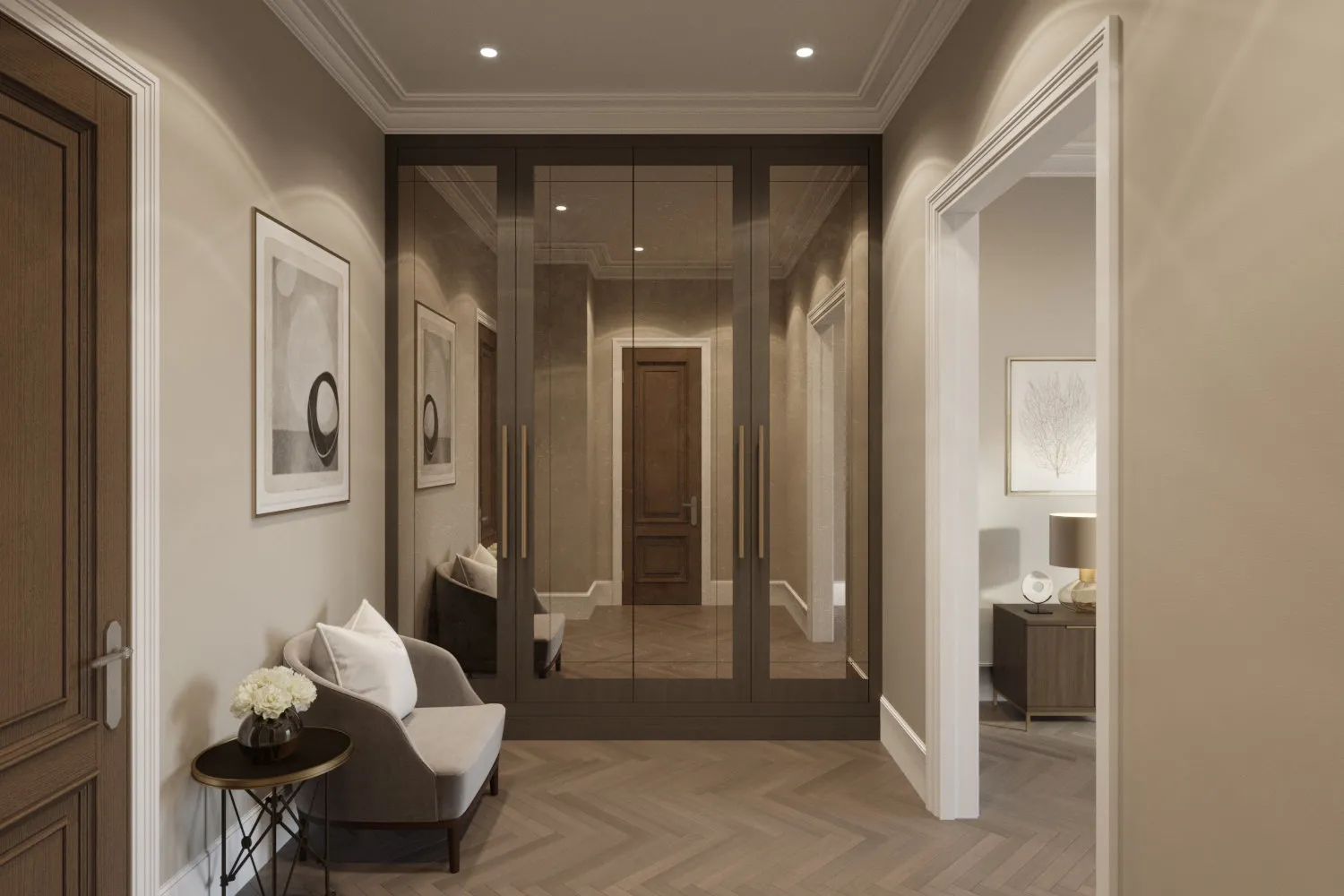 Фотография: Прихожая в стиле Современный, Квартира, Проект недели, Москва, 2 комнаты, 60-90 метров, Монолитно-кирпичный, Анастасия Павлова – фото на нашем сайте