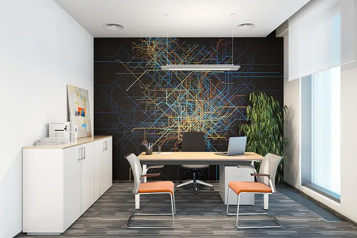 照片：现代风格办公室，建议，智能家居，Real Intellect，如何布置办公室 – 我们网站上的照片