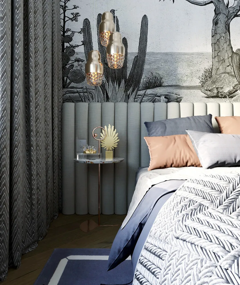 照片：现代风格的卧室，技巧 – 我们网站上的照片