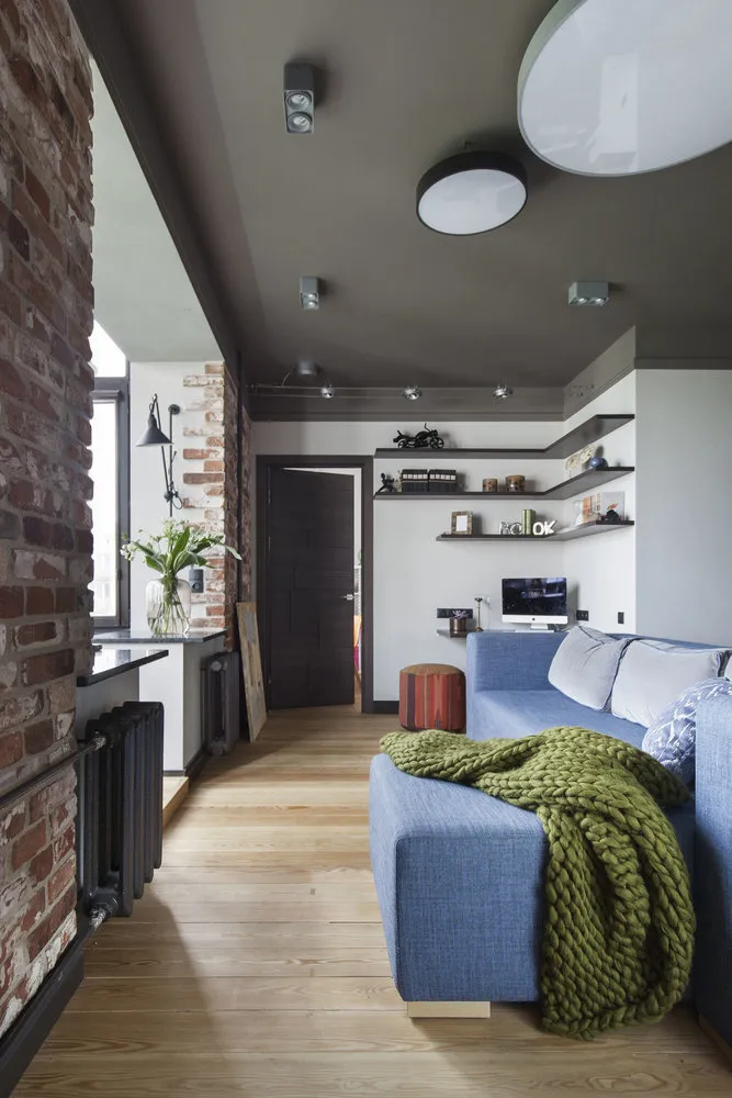 Photo: Living room in Loft style, Tips, how to save money on renovation, budget guide, rough renovation, finishing, interior design, how to save money on renovation, Lyudmila Danilevich – photo on our site