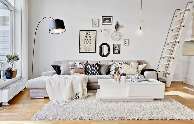 Photo: Modern living room, how to save money, economical renovation, how to save money on renovation, save money on renovation, budget interior, DIY renovation, savings, #howtosave – photo on our website