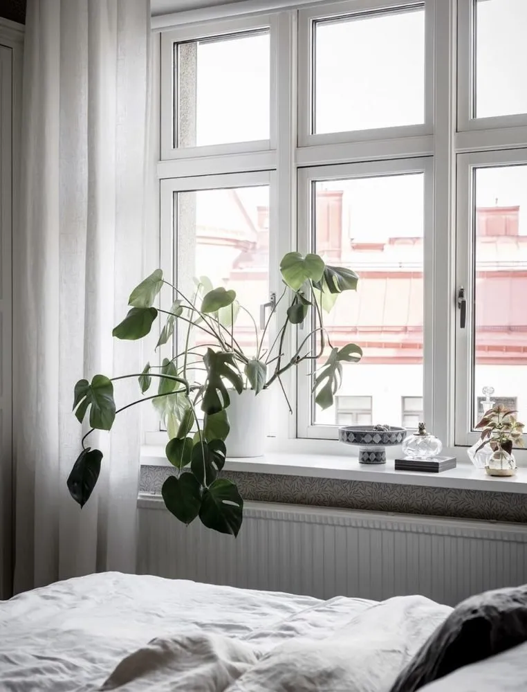 照片:现代北欧风格卧室,室内装饰,公寓,瑞典,白色,黑色,斯德哥尔摩,宜家,收纳,浴室收纳,3室,60-90平米 – 我们网站上的照片