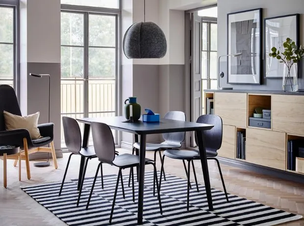 照片:斯堪的纳维亚风格厨房和餐厅,指南,宜家,#howtosave – 我们网站上的照片