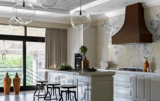 照片:Loft、现代风格厨房和餐厅,指南,Daria Pikoova,Anna Maksimova,Derevo Park,Alena Eremenko,Ludmila Danilovich,Natalia Naumova,Living Art Design – 我们网站上的照片