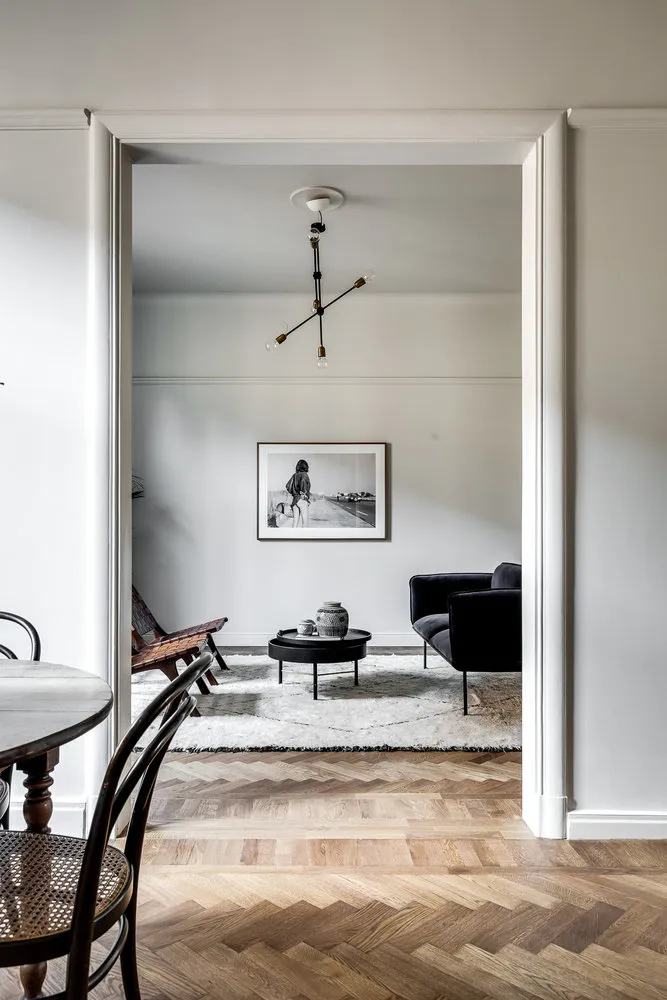 照片:北欧风格客厅,实践装修,米拉·科帕科娃,装修百科全书——我们网站上的照片