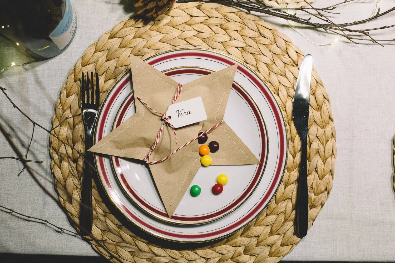 Foto: in Stil , DIY, Ideen für die Tischdekoration, neue Jahr-Tisch-Dekoration, feierliche Tischdekoration – Foto auf unserer Website