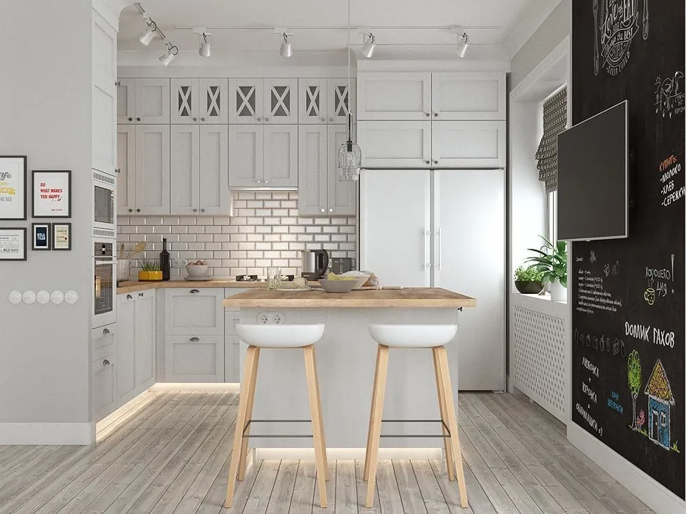 照片:北欧风格厨房和餐厅,技巧,家居与园艺,'Golfstream',安全之家 – 我们网站上的照片