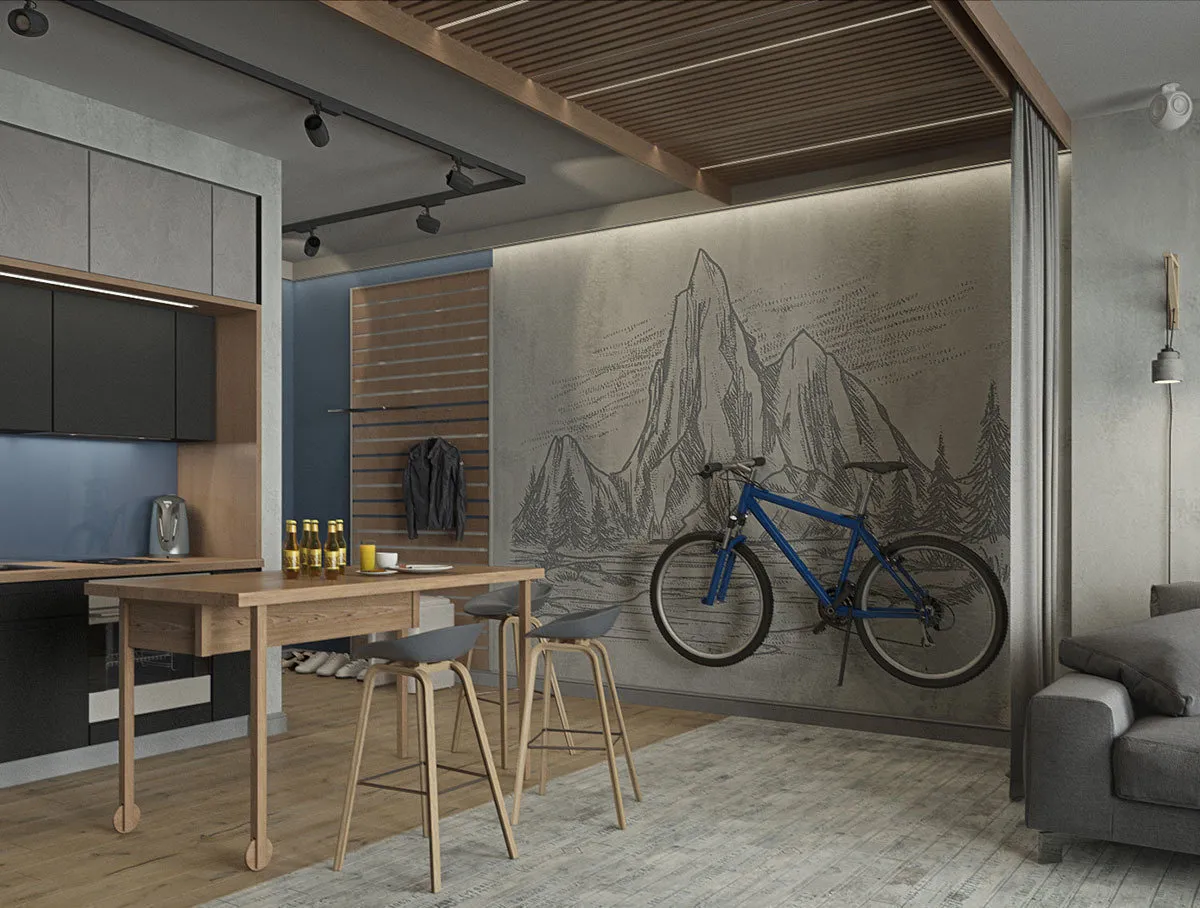 照片:北欧风格厨房与餐厅,技巧,指南,储物,季节性物品储物,家居用品储物,Julia Chernova,EEDS,公寓储物,小空间百科全书,室内百科全书,Tatiana B rimmer,Forma Doma – 我们网站上的照片