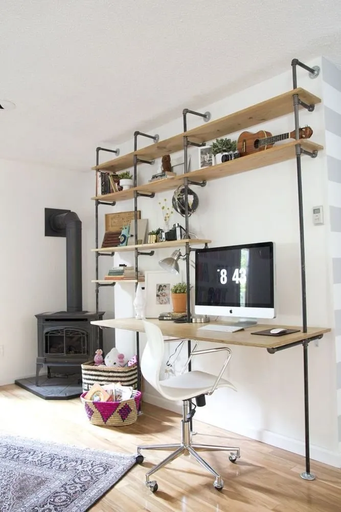 照片:北欧风格办公室,技巧,指南,储物,季节性物品储物,家居用品储物,Julia Chernova,EEDS,公寓储物,小空间百科全书,室内百科全书,Tatiana B rimmer,Forma Doma – 我们网站上的照片