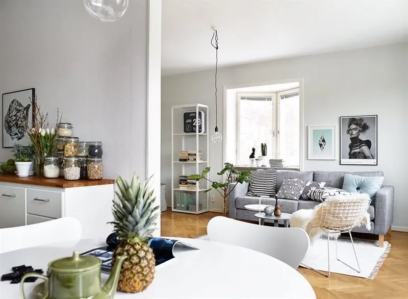 照片：北欧风格客厅，技巧，清洁，生活小技巧 – 我们网站上的照片