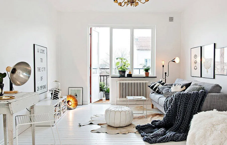 照片：北欧风格客厅，技巧，清洁，生活小技巧 – 我们网站上的照片