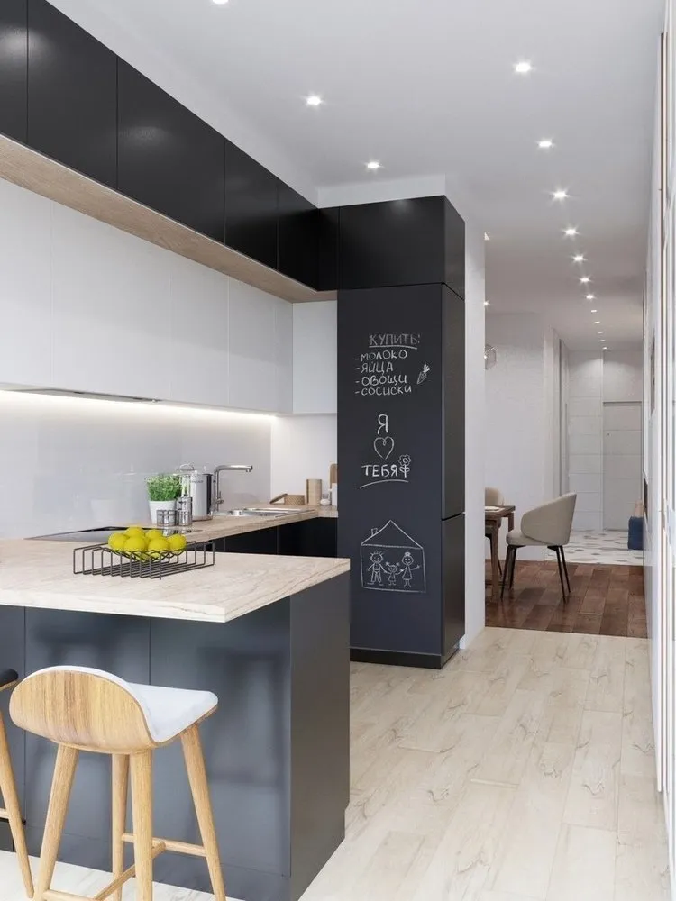 Foto: Küche und Esszimmer im Stil Skandinavisch, Leitfaden, Design-Hacks, Anna Russkina, Enzyklopädie_Interior, S-Style, Daria Pak, Svetlana Melnikova, Ivan Melnikov, Irina Stepanets, Julia Safonova, Anna Rims, Elena Bodrova, K-Studio Interior Design – Foto auf unserer Website