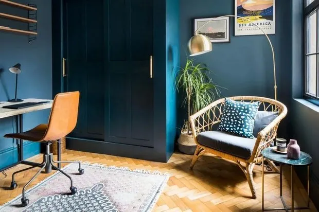 照片：斯堪的纳维亚风格办公室，混搭风格，装饰与DIY，伦敦，4+房间 – 网站上的照片