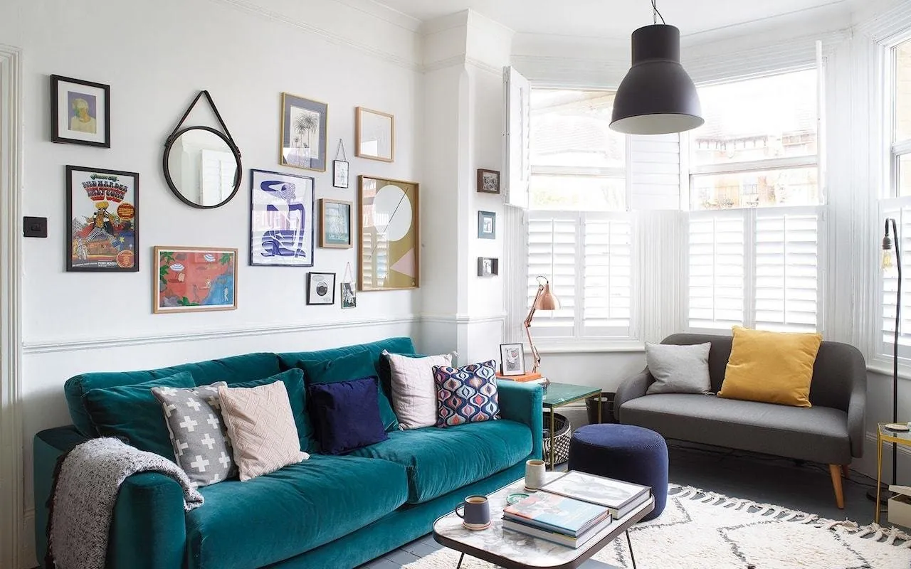 照片：斯堪的纳维亚风格客厅，装饰与DIY，伦敦，4+房间 – 网站上的照片