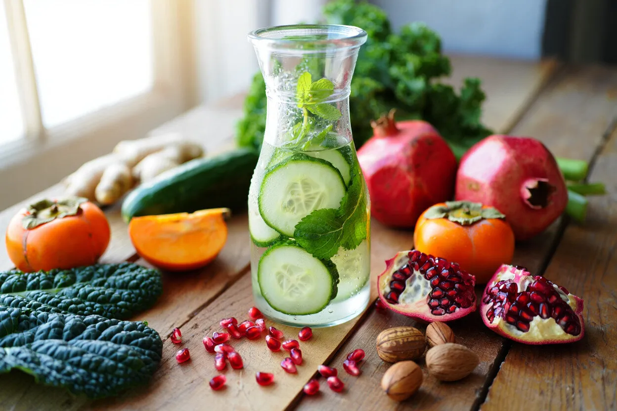 Foto: im Stil von, Essen, Detox, Gesundheit, Schönheit und Gesundheit, Schlaf, LIFESTYLE, Wasser auf leeren Magen, Stoffwechsel, gesunder Schlaf, Wie man den Stoffwechsel beschleunigen kann, warum guter Schlaf wichtiger ist als Diäten, Wasserkur im Sommer, was den Stoffwechsel verlangsamt, Detox-Diät, wie man den Körper von Toxinen befreien kann innerhalb von 7 Tagen, Herbst-Detox, Fasten, Klyster und Abführmittel, Ballaststoffe, Wasserkur – Foto auf unserer Website