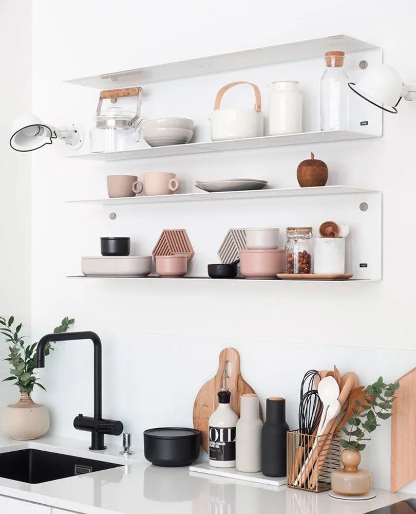 图片:北欧风格厨房与餐厅,清洁小贴士,家居清洁,厨房清洁,过敏,海绵有多危险,清洁布——网站上的图片