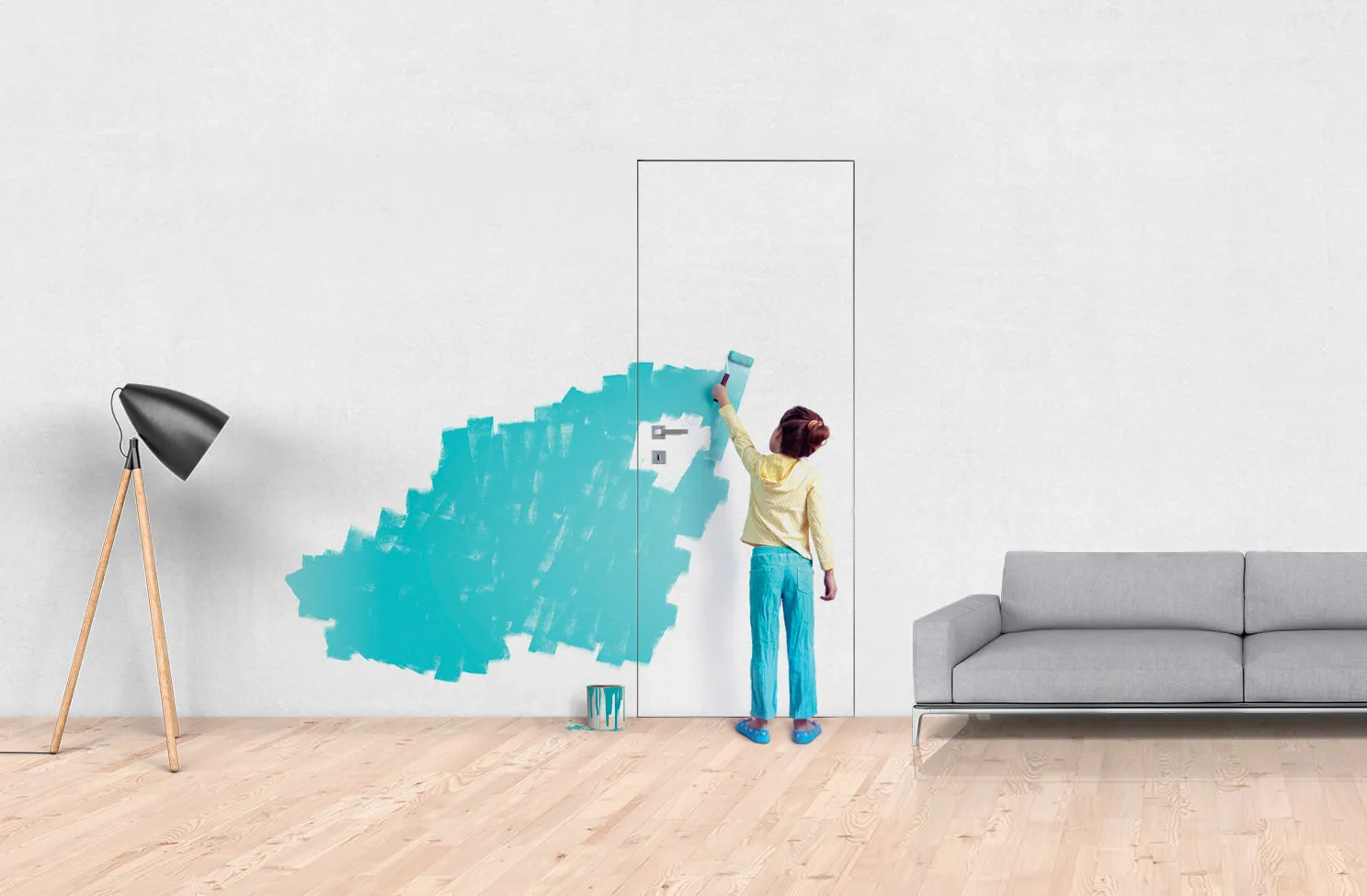 照片：现代卧室，Gid，室内门，UNION，衣柜 – 我们网站上的照片