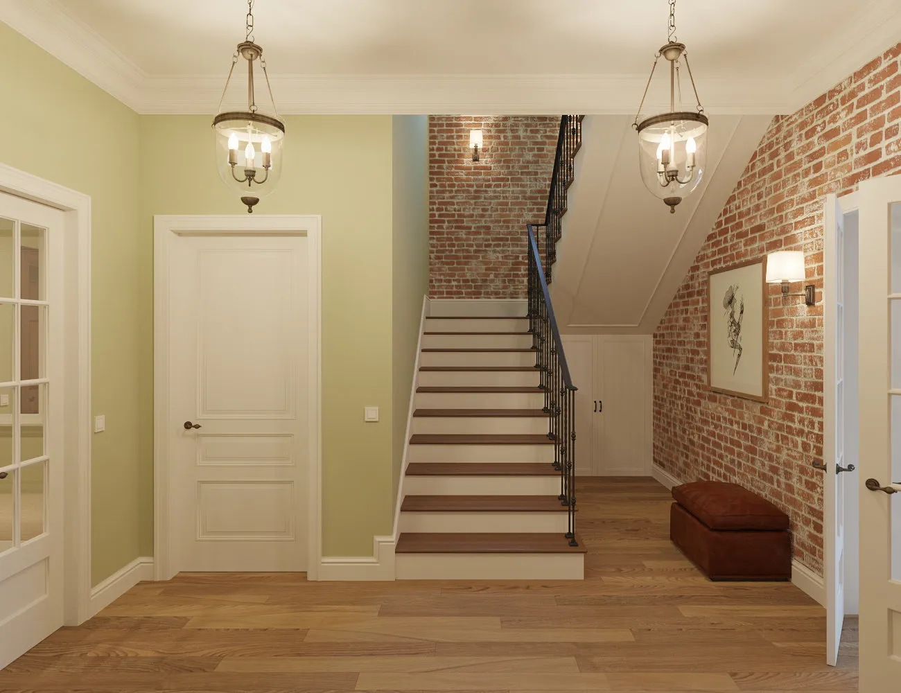 Photo: Hall in Provence and Countryside style, Interior decor – photos on our website