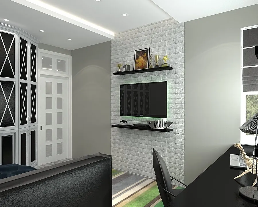 照片:现代风格客厅提示 – 我们网站上的照片