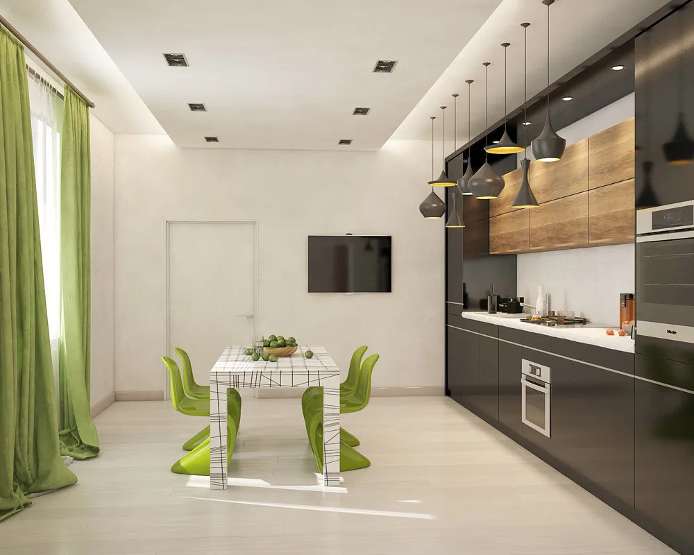 照片:现代风格厨房和餐厅提示 – 我们网站上的照片