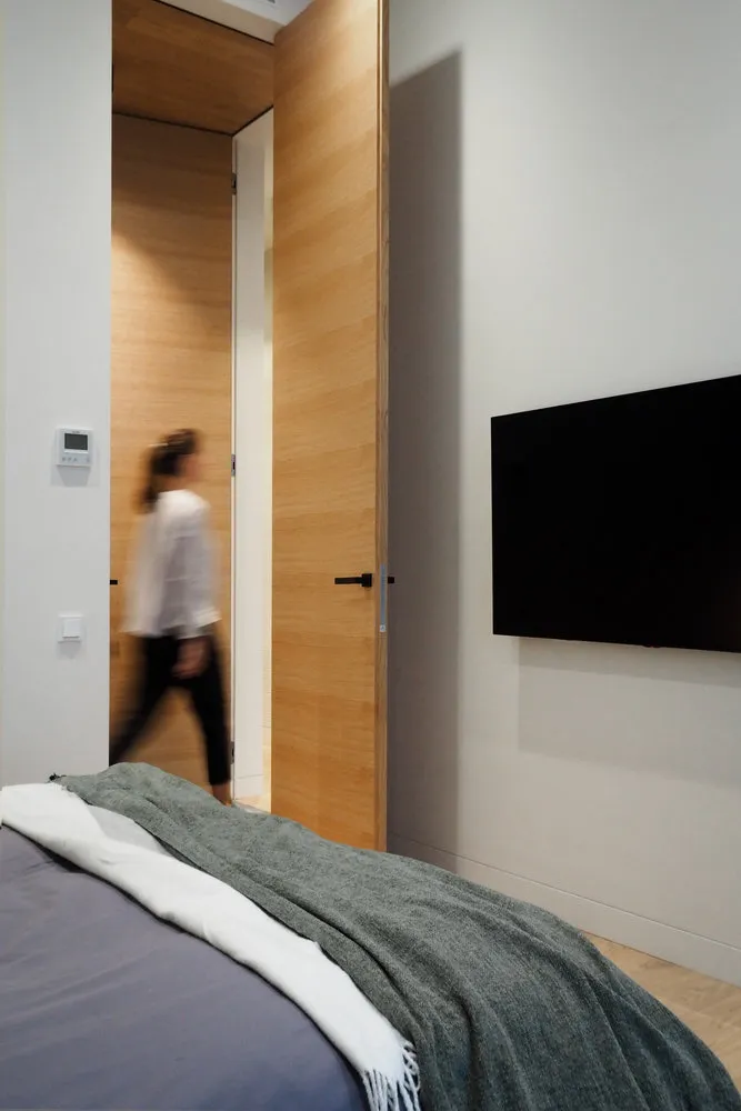 Türen aus Furnier von UNION in einem Projekt der Architekturwerkstatt „Büro'82“