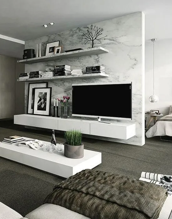 照片：现代客厅，客厅，室内装饰，小贴士 – 我们网站上的照片