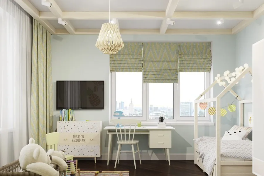 Photo: Scandinavian Style Kids' Room, Tips, Practical Repair, Saint Gobain – photo on our website