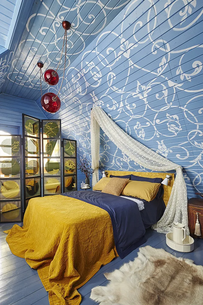 照片:普罗旺斯与乡村风格卧室,墙纸,装饰石膏,油漆,叶尼亚·卓达诺娃,指南,墙面装饰,照片墙纸,Cartelle Design,Nina Bir kadze,Oksana Butman,Olga Siruk,Dina Kostochka,Maria Glagoleva,Marina Merenkova – 我们网站上的照片