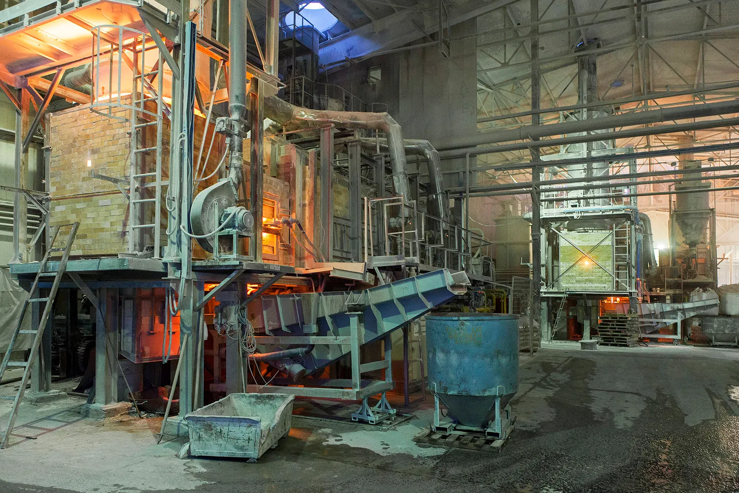 奥雷陶瓷马瑞齐工厂的熔炉