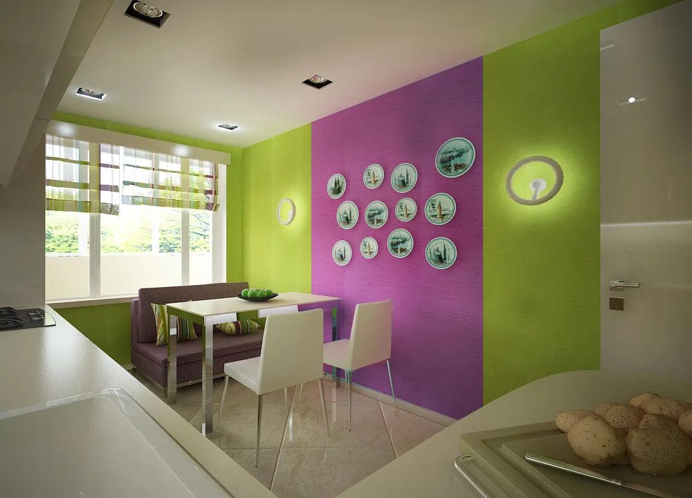 照片:现代风格厨房和餐厅,小公寓,公寓,房屋和公寓,每周项目,莫斯科——我们网站上的照片