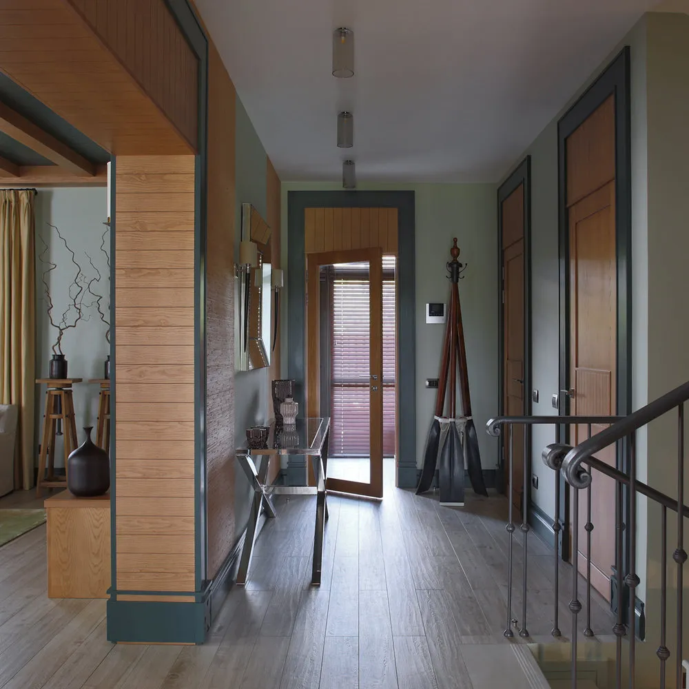 照片：混合风格客厅，房屋，每周项目，莫斯科地区 – 我们网站上的照片