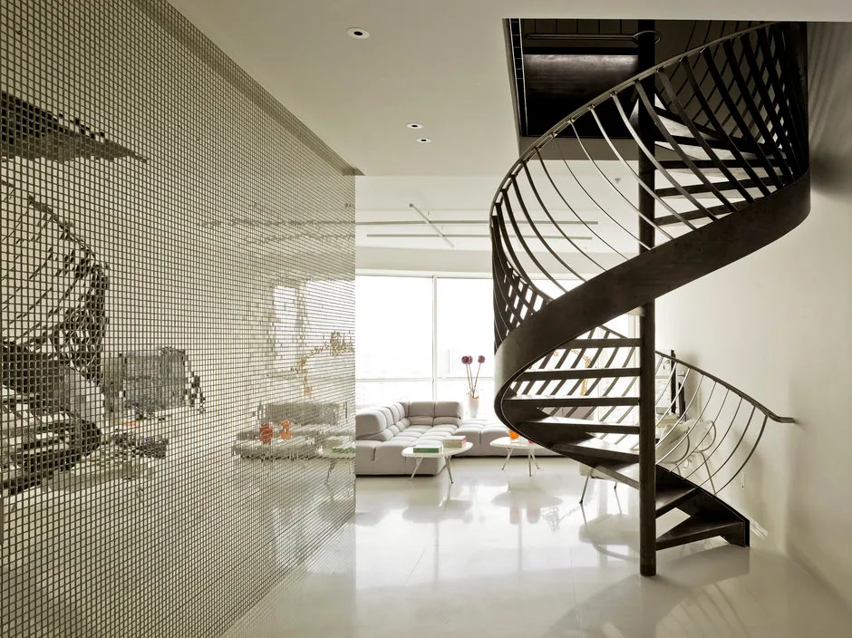 照片：高科技风格客厅，技巧，指南，SVOYA STUDIO，亚历山德拉·费多罗娃，玛丽娜·库兹涅佐娃，叶莲娜·索洛维约娃 – 我们网站上的照片