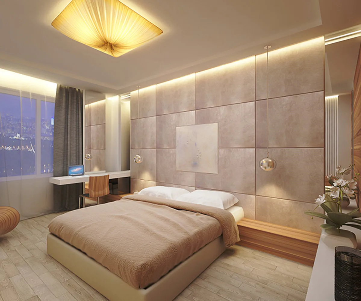 照片:现代风格公寓,白色,极简主义,每周项目,莫斯科,米色,灰色,Alexander Marchenkov,Sketch2life,新建建筑,整体建筑,3室,超过90平方米——我们网站上的照片