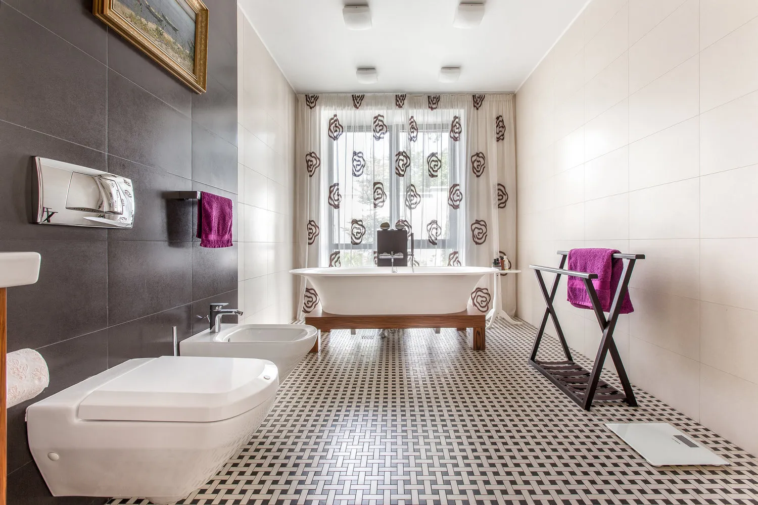 照片:现代风格浴室,小贴士——我们网站上的照片