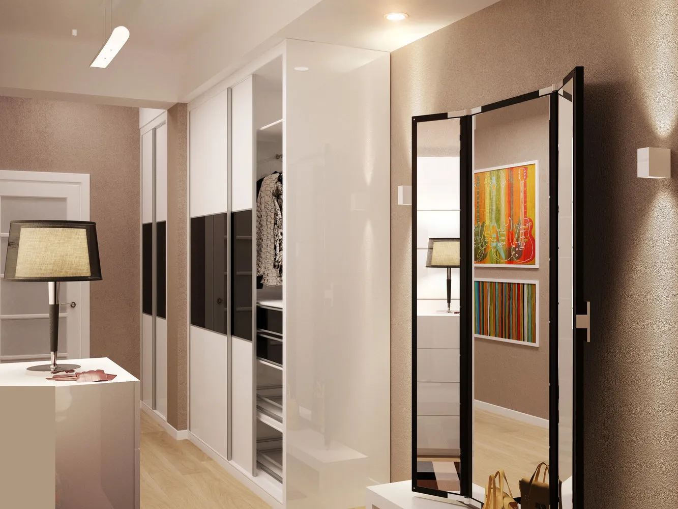 照片:现代风格过道,小贴士——我们网站上的照片