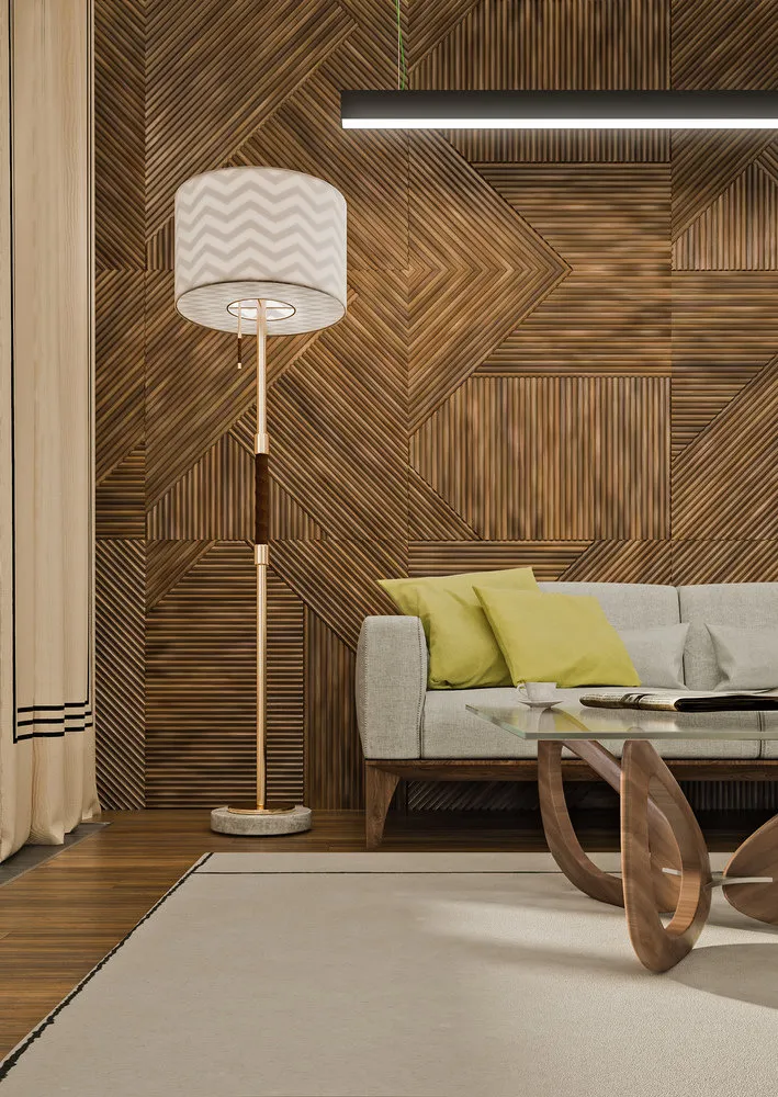 照片：现代风格客厅，公寓，每周项目，莫斯科、新楼、整体结构房屋、ArtMonopolia、4间或更多房间，超过90平方米 – 我们网站上的照片